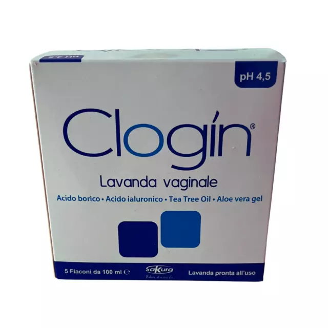 Clogin Lavanda Vaginale 5 Flaconi da 100 ml