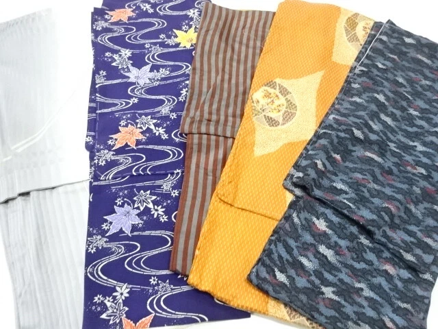 43750# Japanese Kimono / Antique Kimono / Set Of 5