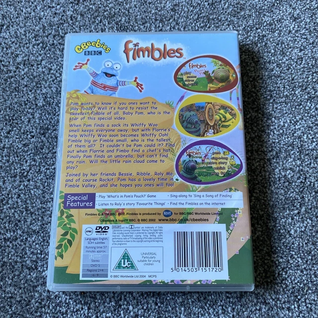 FIMBLES POM! POM! Cbeebies BBC UK R2 DVD £10.99 PicClick UK