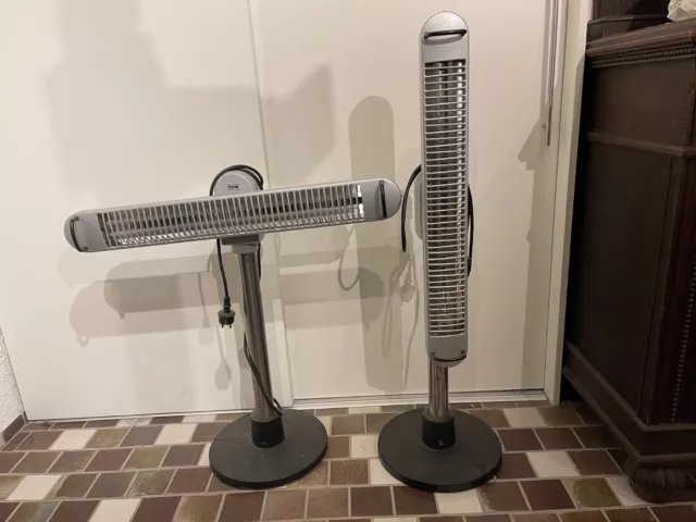 2 Infrarot-Terrassenstrahler, neuwertig