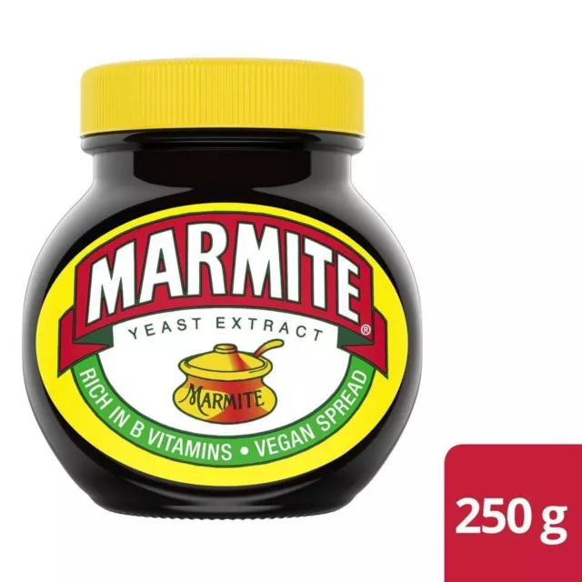 Marmite Yeast Extract Paste Jar 250g Pack of 4 Worldwide Delivery