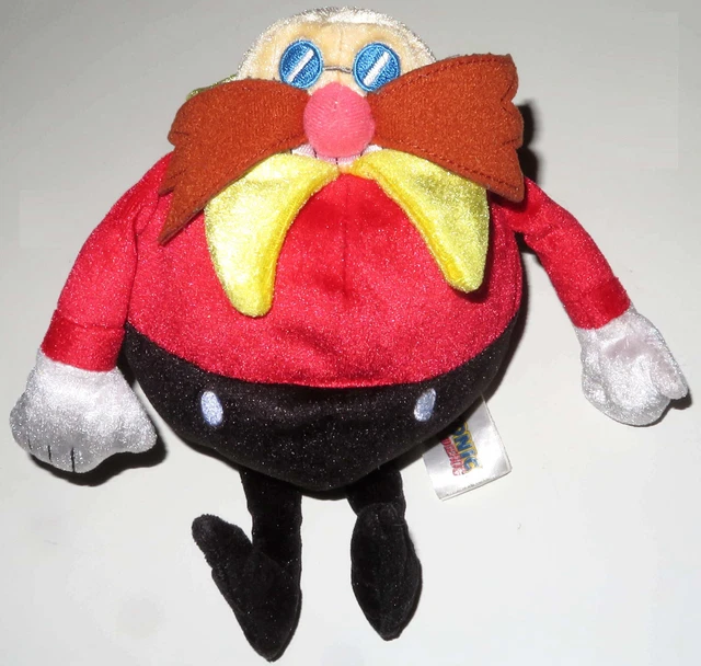 9& TOMY 25TH ANNIVERSARY DR ROBOTNIK EGGMAN PLUSH TOY SEGA SONIC THE