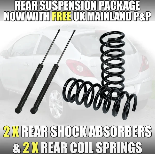 thumbnail image 2 of Continental Direct Pair Rear Coil Springs For Vauxhall Corsa D 2006+ 1.0 1.2 1.3 1.4 1.7 – GS8035R 2 of 5