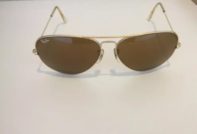 Lunettes soleil Ray-Ban B&L aviator 62.14 + étui vintage