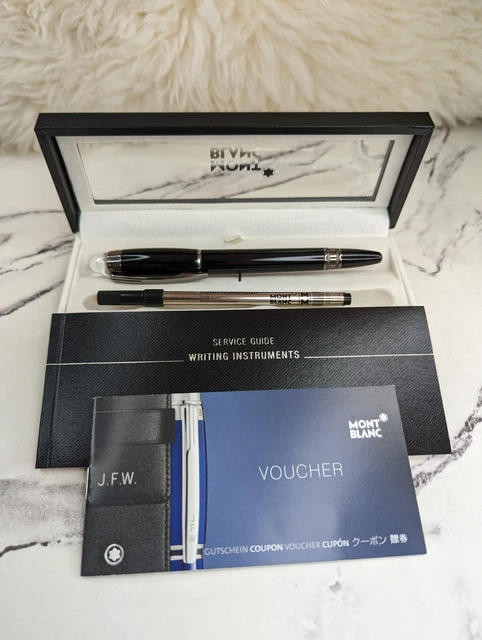MontBlanc StarWalker Midnight Black Resin with Rollerball Refill