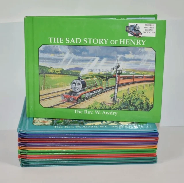 Thomas The Tank Engine Book Club 10x Harcover Books 1995 Rev W Awdry Vtg Train