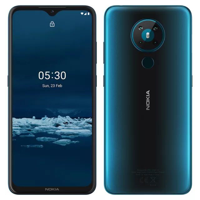 Nokia 5.3 64 Go 4 Go ram dual sim Bleu assez bon état garanti 12 mois