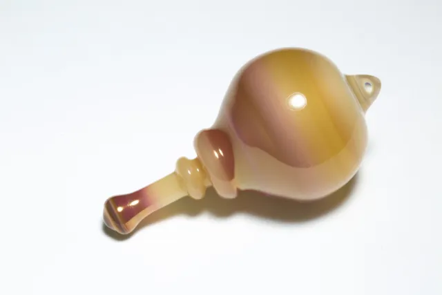 1.27" Spinning Top by Dusty Gamble | glass art handmade in Texas