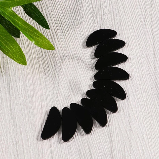 20 pares de almohadillas de silicona anti-nariz gafas elevadoras almohadillas de aumento para gafas