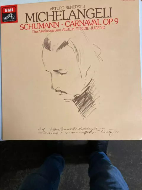 Aturo Bendetti Michelangeli Schumann Carnaval OP. 9 LP Vinyl