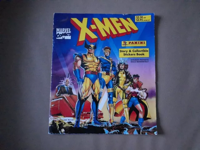 X-Men Story & Collectible Sticker Book (Marvel Comics) 1994