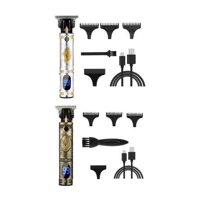 Hair Trimmer for Men, Beard Hair, Rechargeable Electric LCD