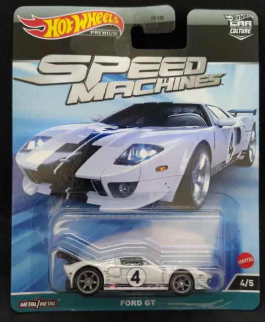 HOT WHEELS 2023 CAR CULTURE SPEED MACHINES 4/5 FORD GT #4