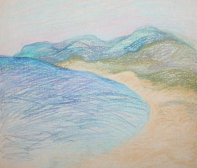 PEINTURE PASTEL IMPRESSIONNISTE Aérodrome De Thise Besançon Coté Akoun