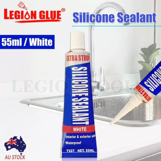 Silicone Adhesive Sealant White Glue 55 ml/pack Kitchen Bathroom