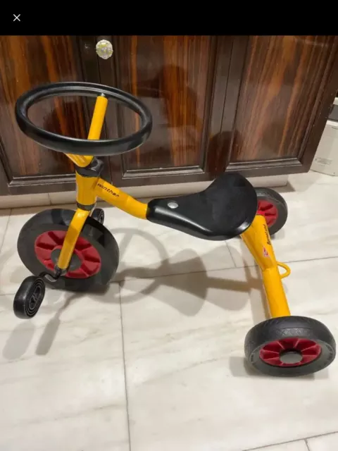 WINTHER CHILDS PIGGYBACK TRIKE IN Yellow