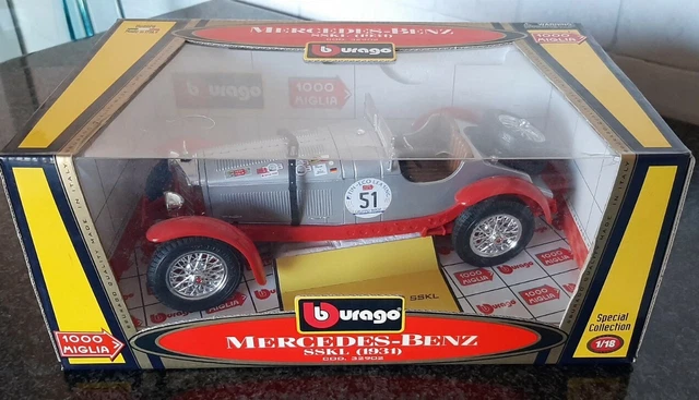 MERCEDES SSKL MILLE MIGLIA 1931 #15 1/18 kit monté BURAGO