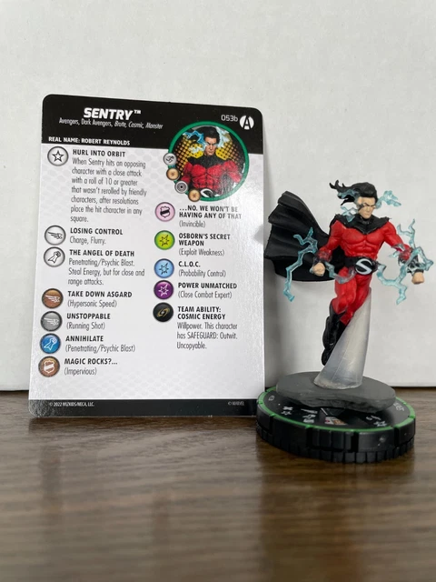 Marvel Heroclix Avengers Forever 053b Sentry Super Rare Prime
