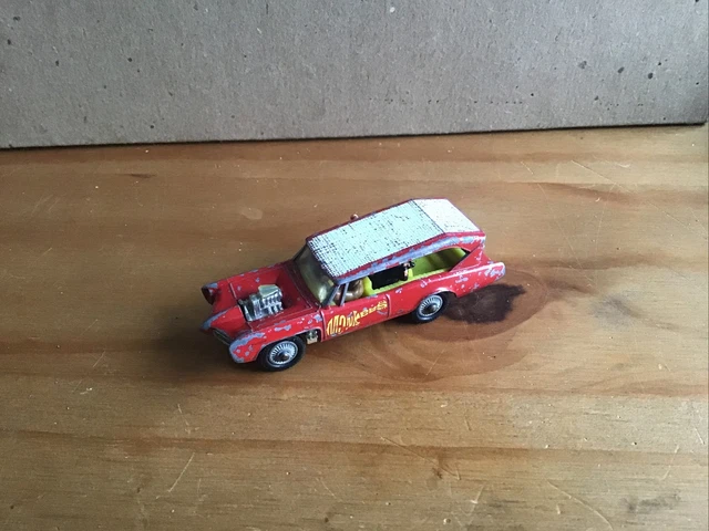 VINTAGE HUSKY DIECAST TOYS no 1004 MONKEEMOBILE CAR THE MONKEE’S TV SHOW GTO