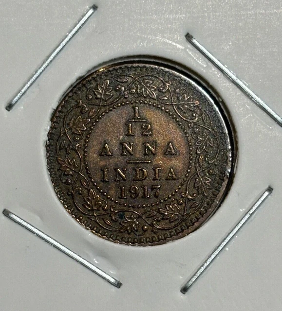 1917 BRITISH INDIA 1 12 Anna George V Coin 6 99 PicClick AU 1917-british-india-1-12-anna-george-v-coin-6-99-picclick-au