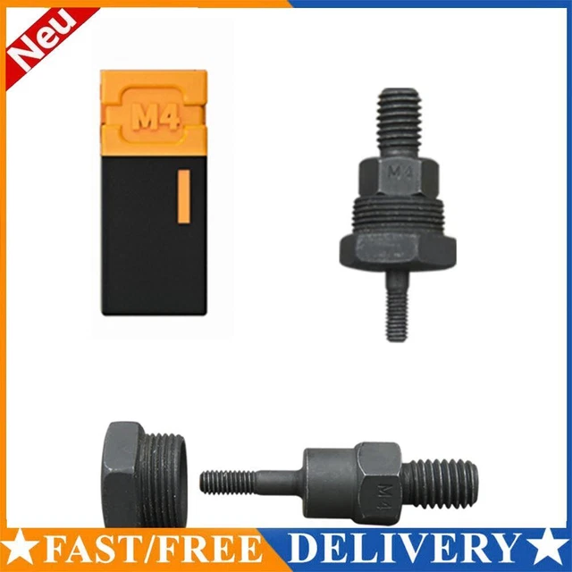 Rivets Nuts Insert Flat Head Threaded for Hand Riveter Gun Tools (M4)