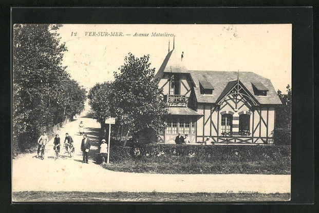 CPA Ver-sur-Mer, Avenue Matusieres 1926