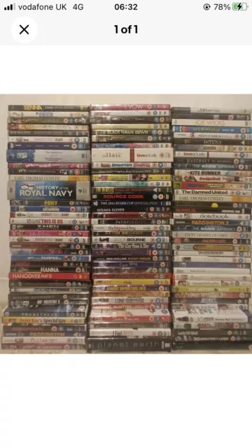 108x NEW & SEALED DVD JOBLOT - WHOLESALE - RESALE - BUNDLE