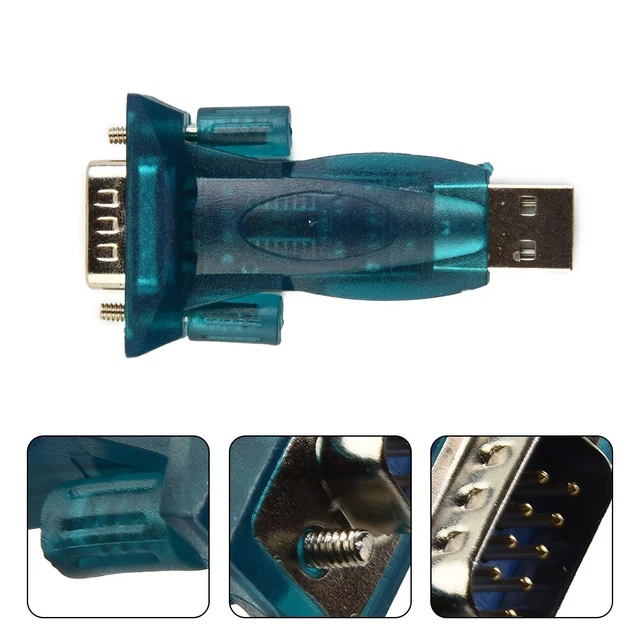 Hochwertiger USB Adapter 9-poliger Stecker 67*37*17mm ohne Kabel RS232 Schnittst