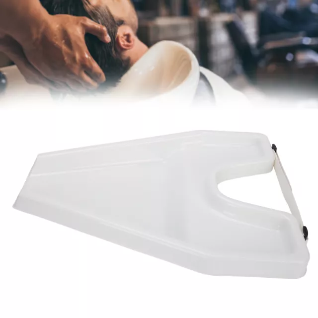 (White)Hair Washing Tray Rinse Shampoo Neck Rest Hair Sink Basin For Home BHC