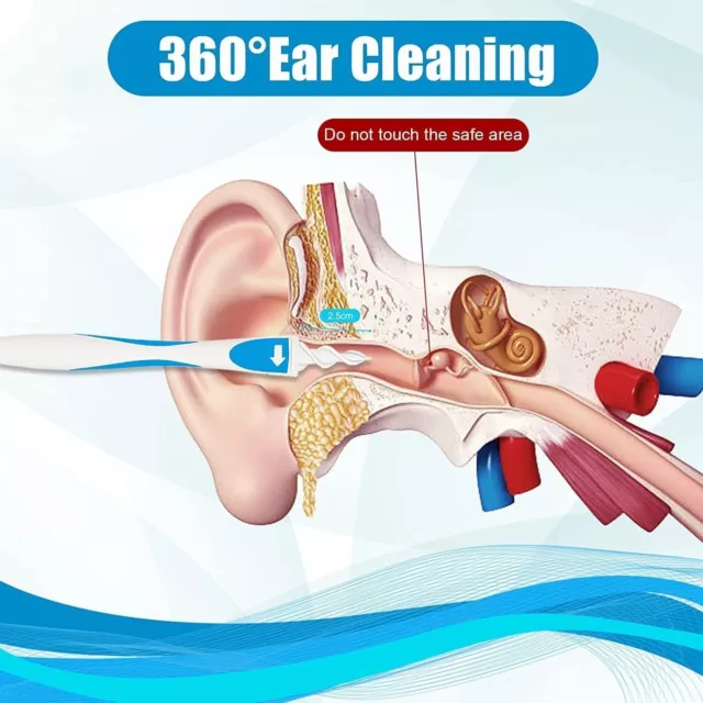 Ear Wax Remover Cleaner Soft Spiral Earwax Smart Removal Set ✅ FAST POST!🚚 UK 3