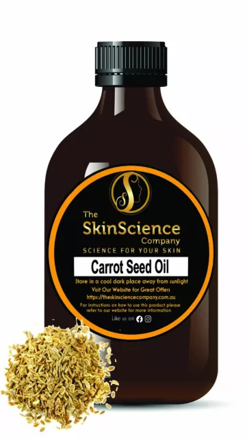 Organic Carrot Seed Carrier Oil Pure Cold-pressed Unrefined Natural Carrot Oil