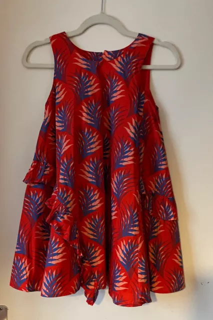 Robe CATIMINI - Taille 10 ans - imprimé tropical