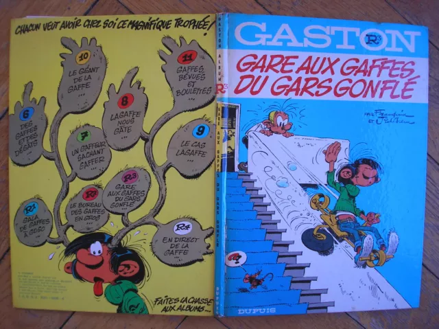 Gaston R3 Gare Aux Gaffes Du Gars Gonfle Edition Dupuis 1973 Tbe Franquin