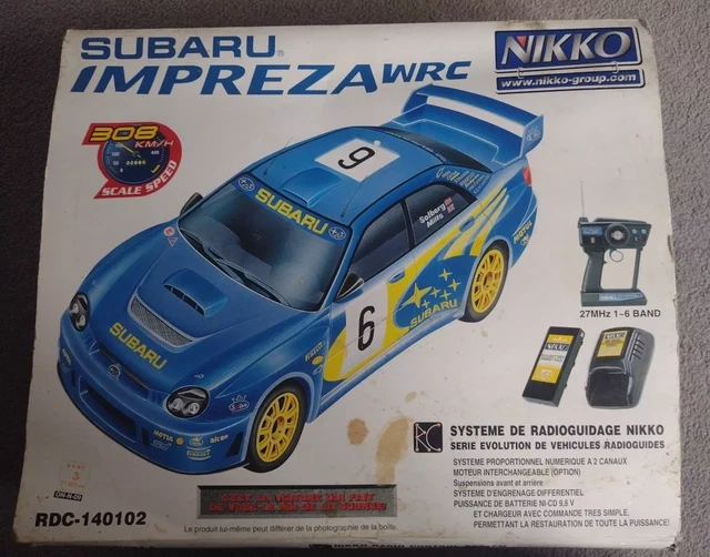 VINTAGE NIKKO RC Subaru Impreza No 5 Robert Burns RDC 140102 Boxed vintage-nikko-rc-subaru-impreza-no-5-robert-burns-rdc-140102-boxed