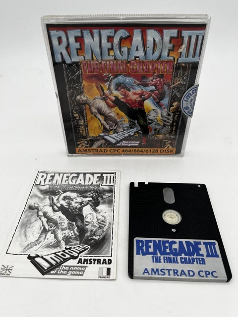 RENEGADE 3: THE FINAL CHAPTER (1989) IMAGINE ★ AMSTRAD CPC 6128 ★ Disquette ✅ RENEGADE 3: THE FINAL CHAPTER (1989) IMAGINE ★ AMSTRAD CPC 6128 ★ Disquette ✅