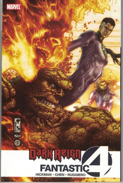 DARK REIGN FANTASTIC FOUR TP TPB Jonathan Hickman Sean Chen 2009 OOP NEW NM