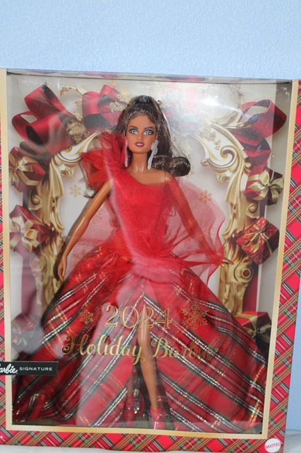 Barbie Joyeux Noël châtain 35e anniversaire - La Grande Récré