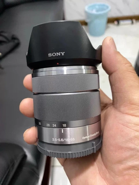 NEAR MINT] SONY 18-55mm f/3.5-5.6 E-Mount Lens SEL1855 Silver Sony