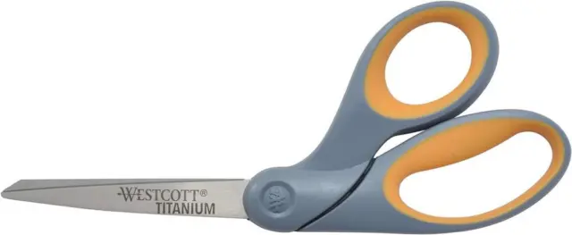 Westcott Titanium Bonded Scissors, 8" Bent
