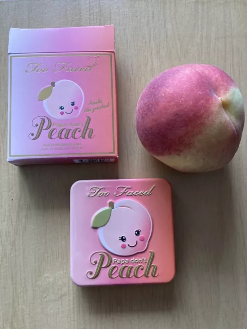 Too Faced Sweet Peach Papa Don't Peach scented Blush -AUTHENTIC Discontinued