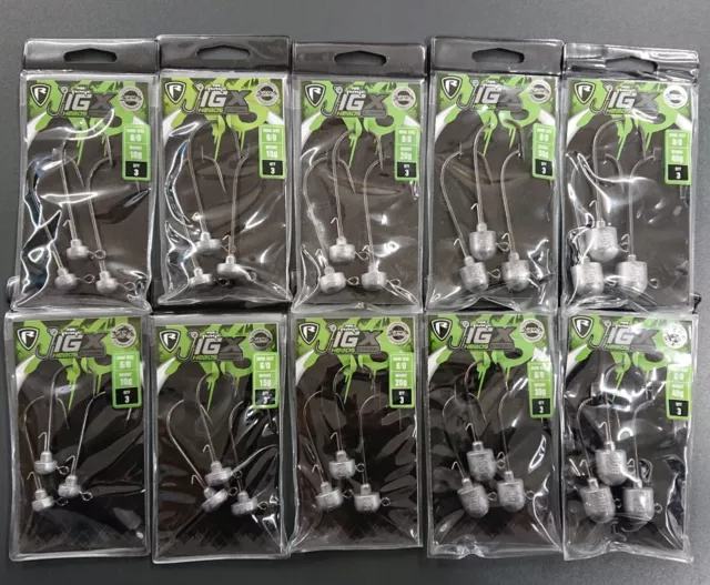 Fox Rage X Strong Jighead 6/0 8/0 10g 15g 20g 30g 40g 3 Stück Jigköpfe  Jigkopf