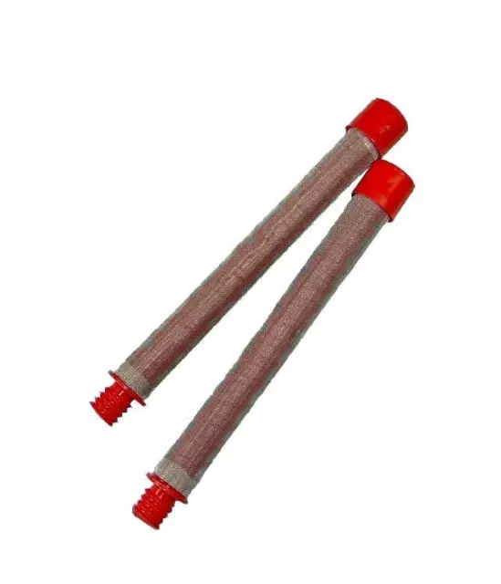 REPLACES TITAN 500-200-15 50020015 2 PACK 150 MESH Red threaded Spraygun Filter