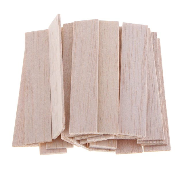 Set Intaglio Legno Naturale CODIRATO Set 20 Blocchi Intaglio Legno Tiglio - Cubi Cilindri Per Fai Da Te Mattarello Legno - 6