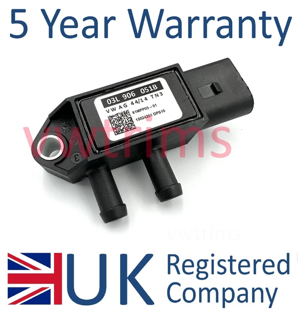 DPF DIESEL PARTICULATE Filter Differential Pressure Sensor 03L906051B