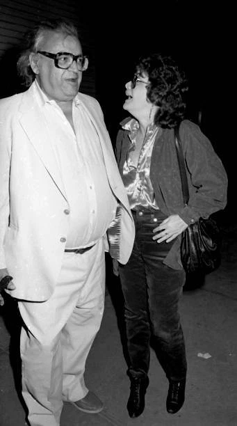 MARIO PUZO AT Elaines Restaurant in New York City - 1986 Old Photo £5. ...