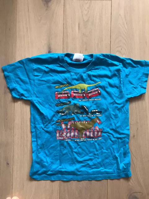 Natural History Museum Dinosaur T Shirt Age 7-8 Years