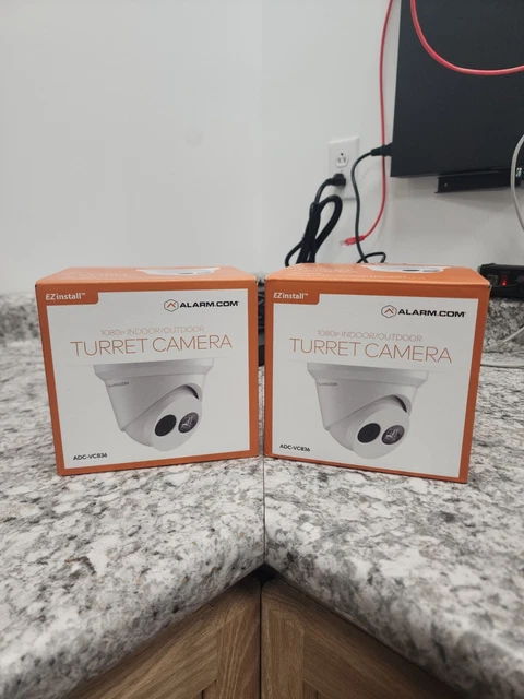 New in Box Alarm.com ADC-VC836 Outdoor 1080P POE Turret Camera With Night Vision