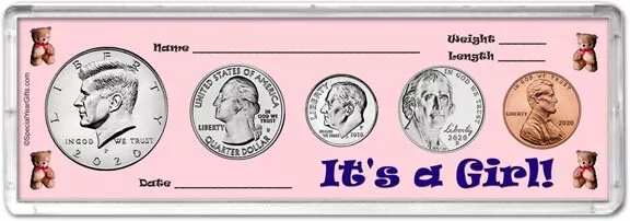 It's A Girl! Coin Gift Set, 2020