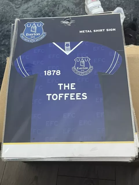 Everton Fc Shirt Metal Sign. SALE Last Few Left