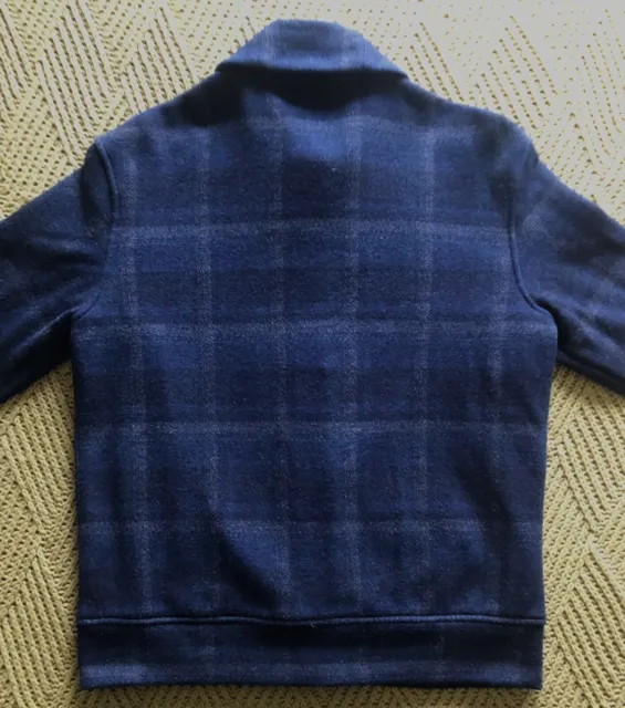 RALPH LAUREN - Navy Plaid - 100% Wool Jacket - (L) (Like Filson) £135. ...